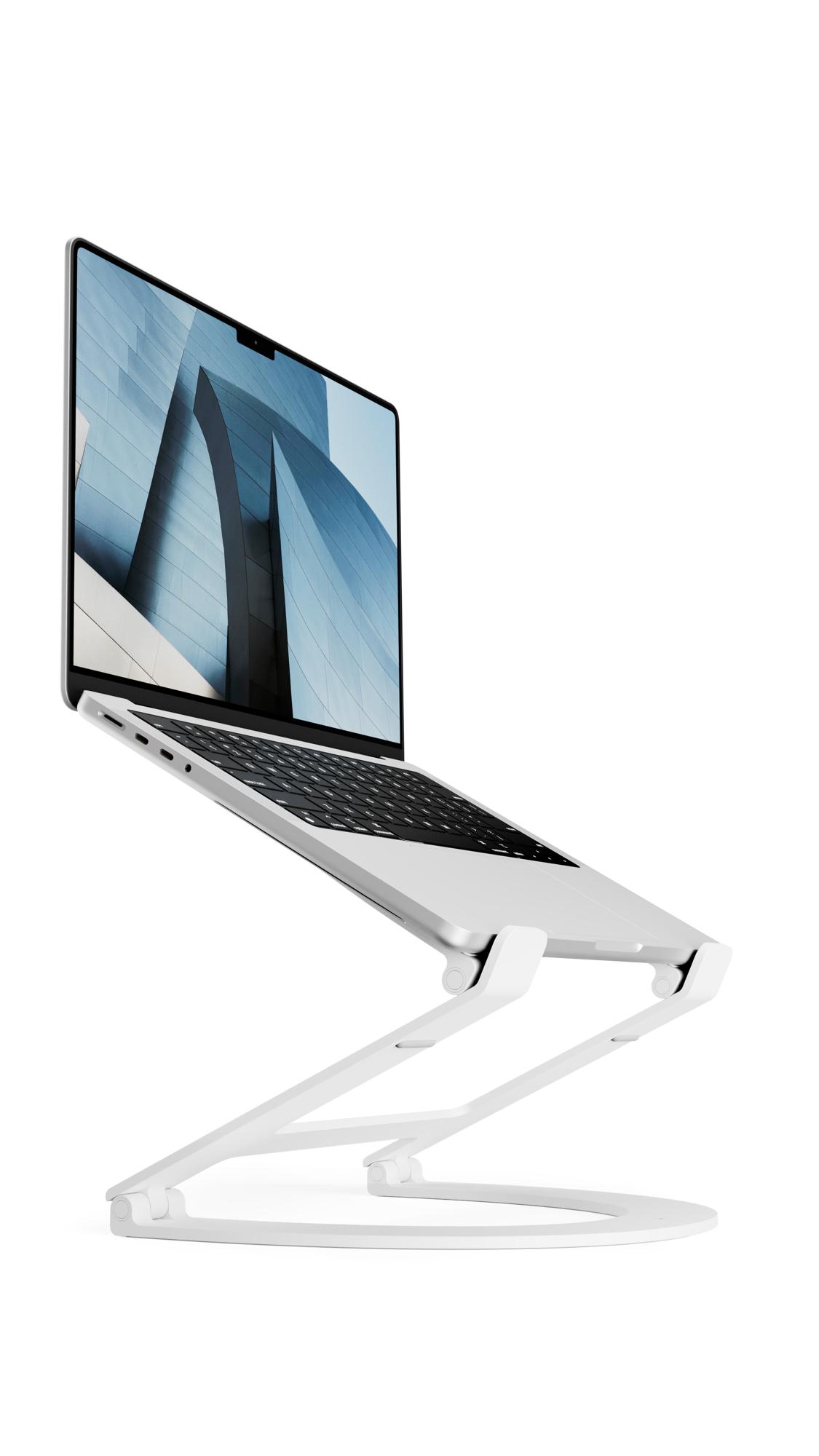 Twelve South Curve Flex Supporto regolabile in alluminio per MacBook, notebook - Bianco