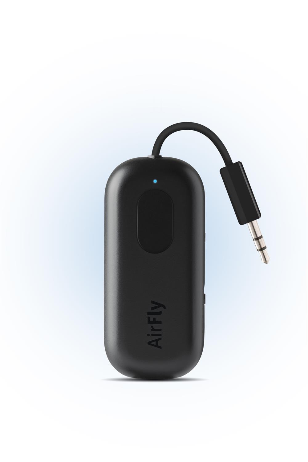 Twelve South AirFly Pro Trasmettitore/Ricevitore audio wireless Bluetooth per un massimo di 2 AirPods/Cuffie wireless - Nero