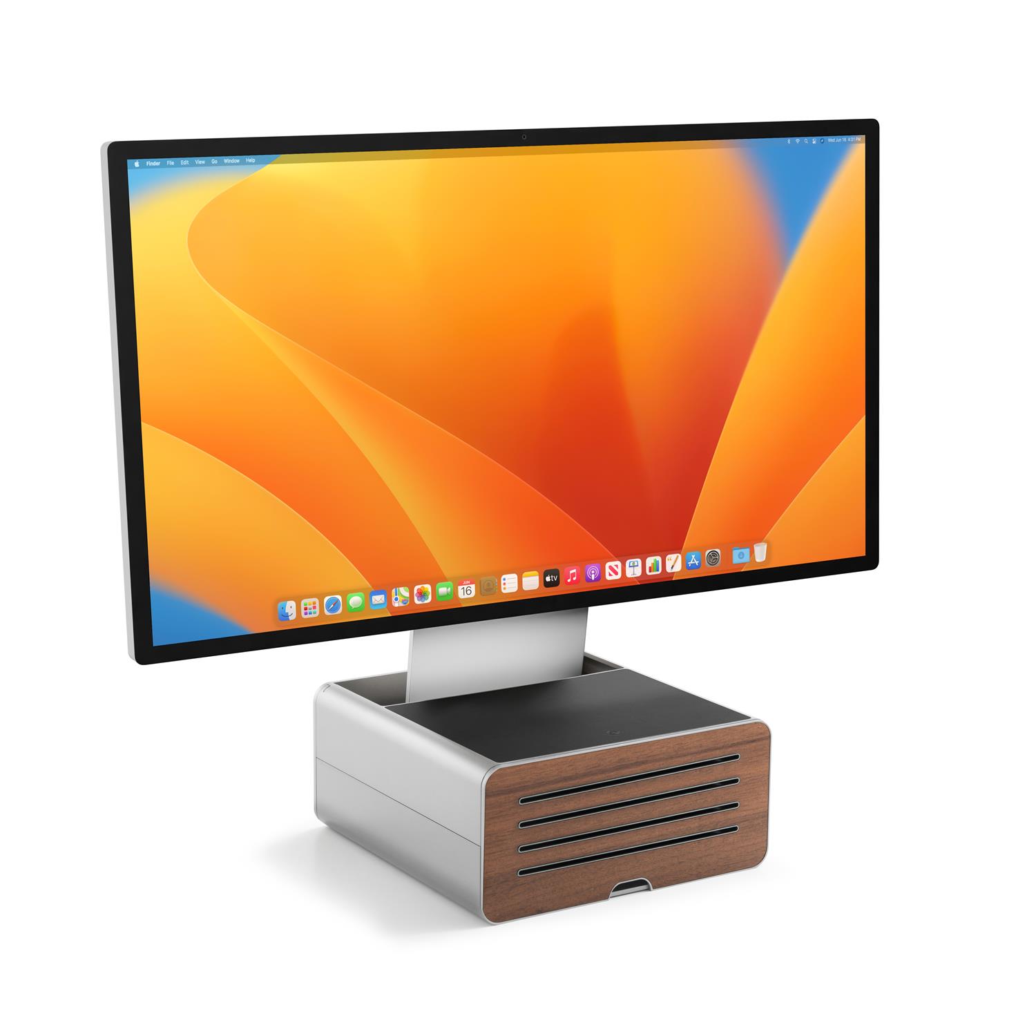 Twelve South HiRise Pro Stand per iMac e Studio Display - Argento